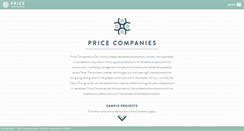 Desktop Screenshot of pricecompanies.net