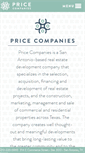 Mobile Screenshot of pricecompanies.net