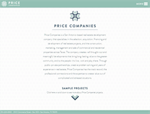 Tablet Screenshot of pricecompanies.net